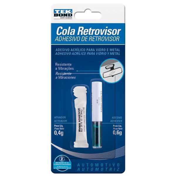 Cola Retrovisor Adesivo Espelho 1g - Tekbond