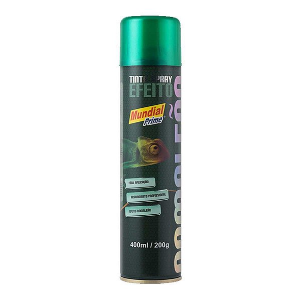 Tinta Spray 400ml Mundial Prime Camaleao Verde