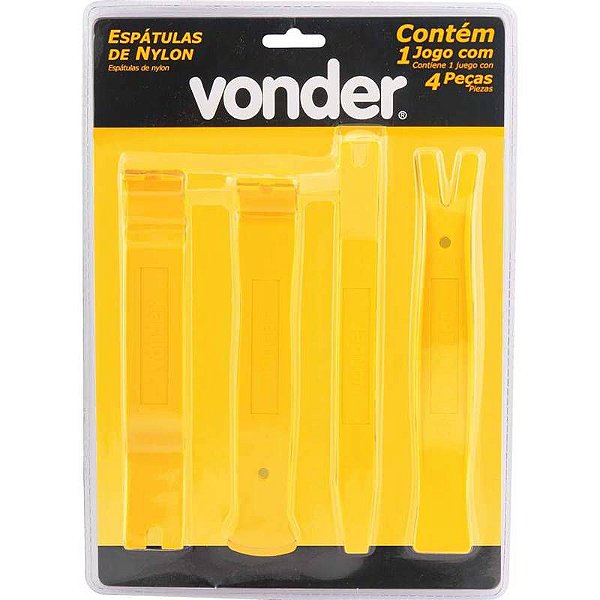 JOGO ESPATULA DE NYLON 4PCS - VONDER
