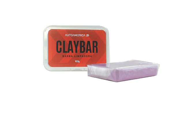 Clay Bar Barra Limpadora Media 100g Autoamerica