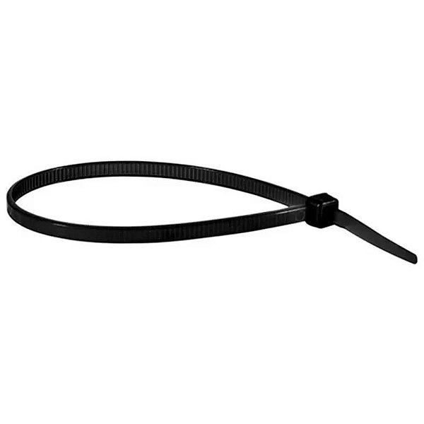 Abracadeira De Nylon Preta 200x4,8 Nove54 C/100