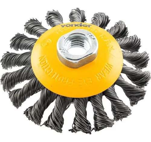 Escova Aco Circular Conica 4x1/2 M14 Torcida Vonder 6325412141