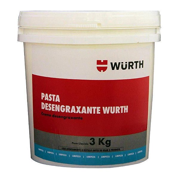 Pasta Desengraxante Wurth 3kg Limpeza Maos