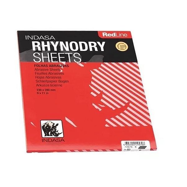 Kit Com 50 Lixas Rhynodry Red - Indasa 25/p600 E 25/p800