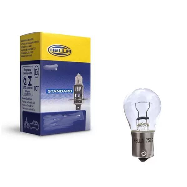 Lampada 1 Polo Pisca Ou Re 12v 21w - Hella 7506