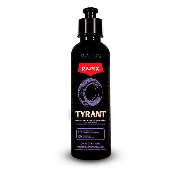 Revitalizador Pneus Antiderrapante Tyrant 240ml Vonixx Razuk