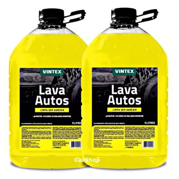 2 Shampoo Automotivo Lava Autos 5l Vonixx Vintex