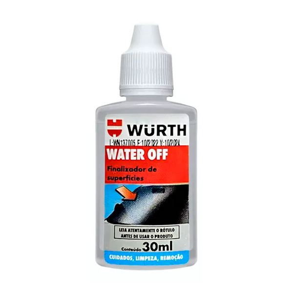 WATER OFF CRISTALIZADOR PARA VIDROS WURTH 30ML