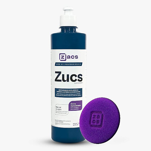 Zacs Revitalizador Plastico Zucs 500ml Aplicador