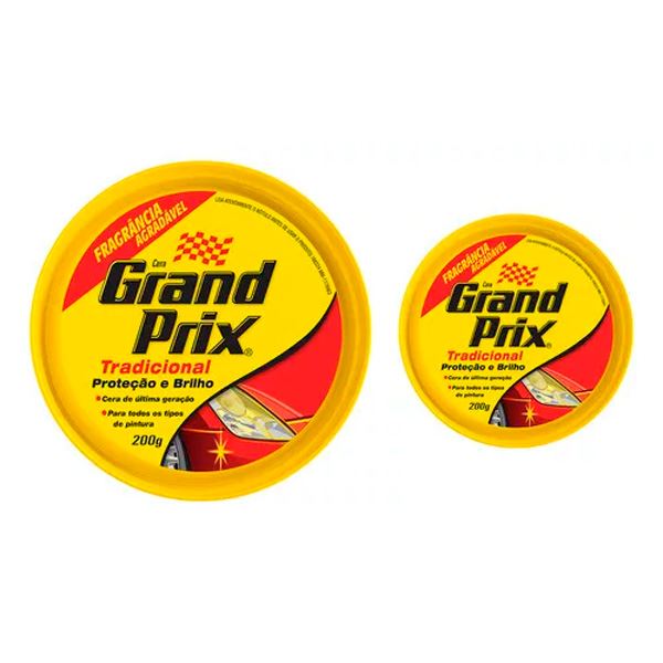 Kit Com 2 Cera Tradicional 200g - Grand Prix