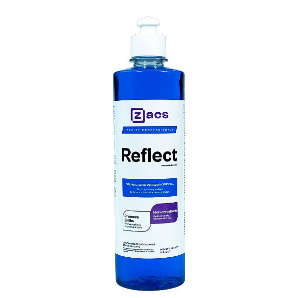 Reflect Zacs Selante Abrilhantador Pretinho Para Pneu 500ml