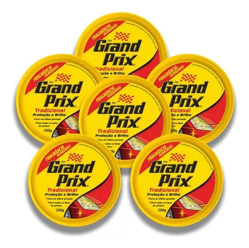 06 Ceras Grand Prix 200g Em Pasta Tradicional - 6 Latas