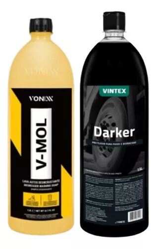 Darker V-mol Renovador E Abrilhantador De Pneus Cor Preto
