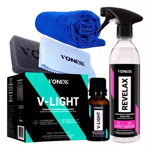 V-light Vitrificador De Farois 20ml Vonixx + Revelax 500ml