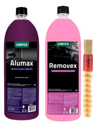 Alumax Limpa Aluminio + Removex Para Chassi + Pincel Externo