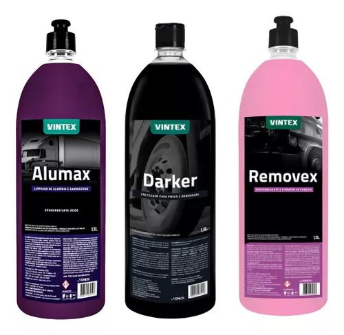Darker Alumax Limpa Aluminio + Removex Para Chassi Vonixx