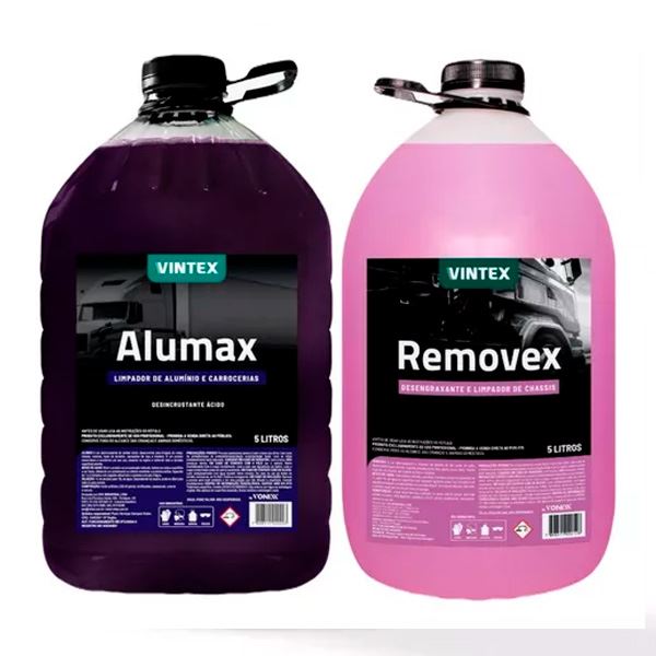 Desincrustante Limpa Aluminio + Solupan Desengraxante Vintex
