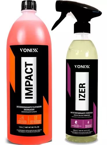 Limpa Ferrugem Izer 500ml Vonixx Limpeza Pesada Impact 1,5l