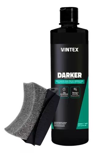 Renovador De Pneu Pretinho Darker 500ml Aplicador Detailer