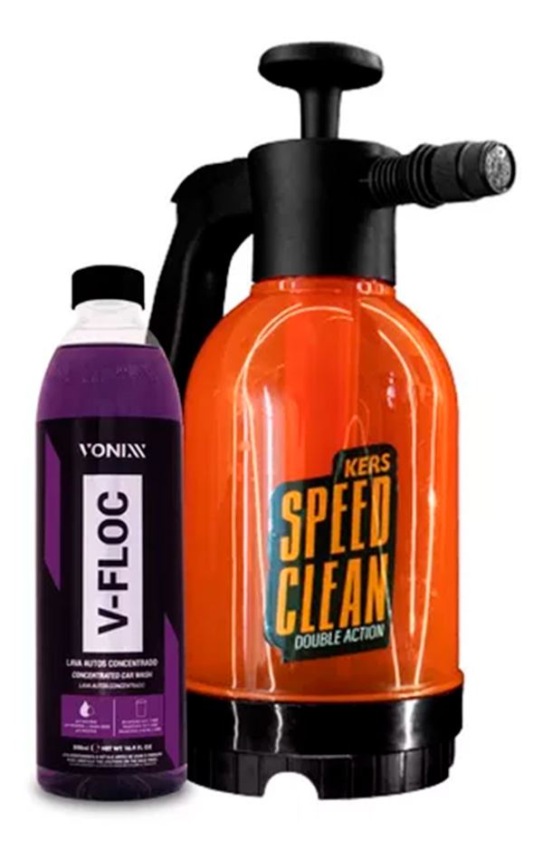 Snow Foam Gerador De Espuma Kers + Vfloc 500ml Vonixx