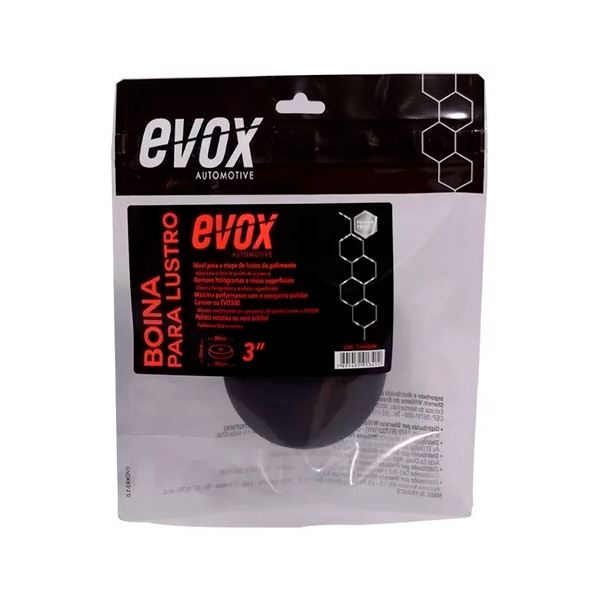 Evox Boina Espuma Lustro Preta 3