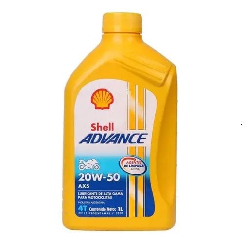 OLEO ADVANCE 4T AX5 20W50 MOTO SHELL