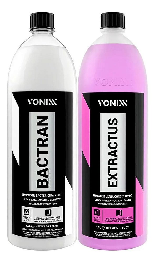 Produto Para Extratora Limpa Sofa Extractus Bactran Vonixx