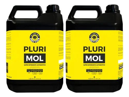Kit 02 Pluri Mol 5l Detergente Auto Easytech Limpeza Pesada
