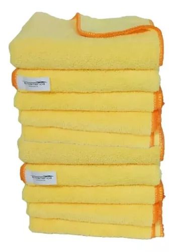 Kit Com 10 Flanela De Microfibra Autoamerica Premium 60x40