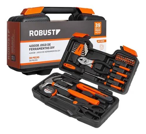 Jogo Ferramentas C/39pcs 4000b 3370165 Robust