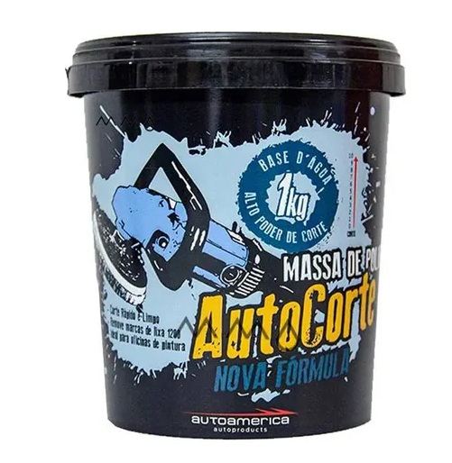 Composto Polidor Massa De Polir Auto Corte 1kg Autoamerica