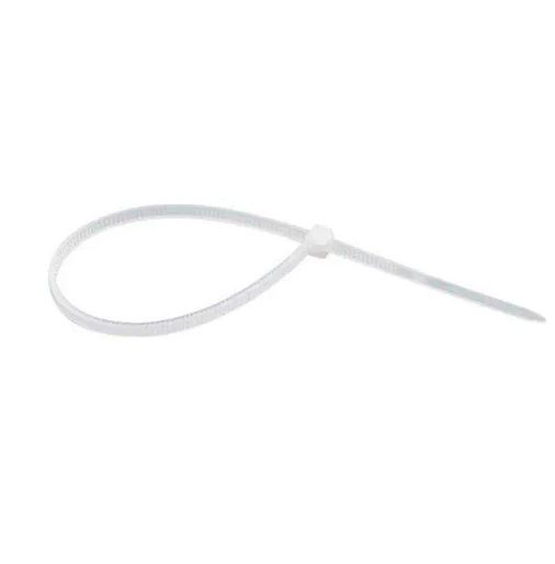 Abracadeira De Nylon 200x4,8mm Branca Com 100un