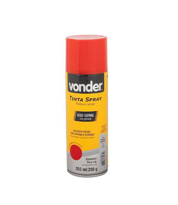Tinta Spray Vermelho 350ml Vonder-6250350017