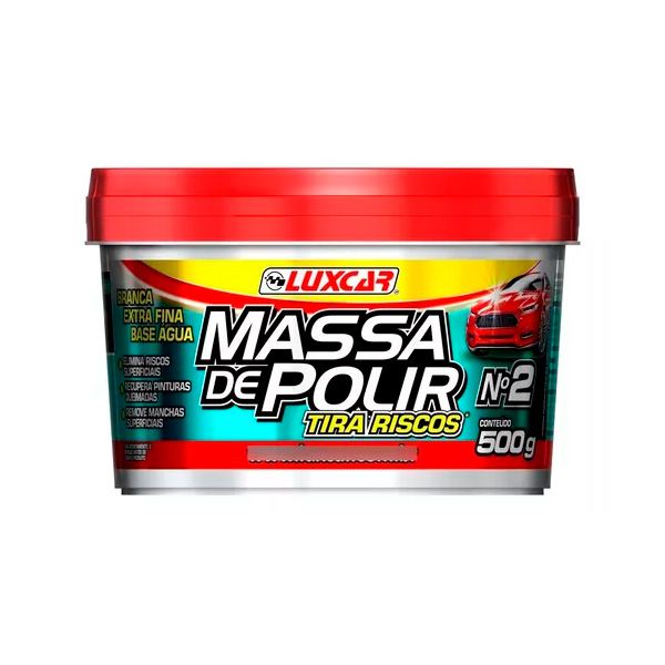 Luxcar Massa De Polir Tira Riscos 500 G