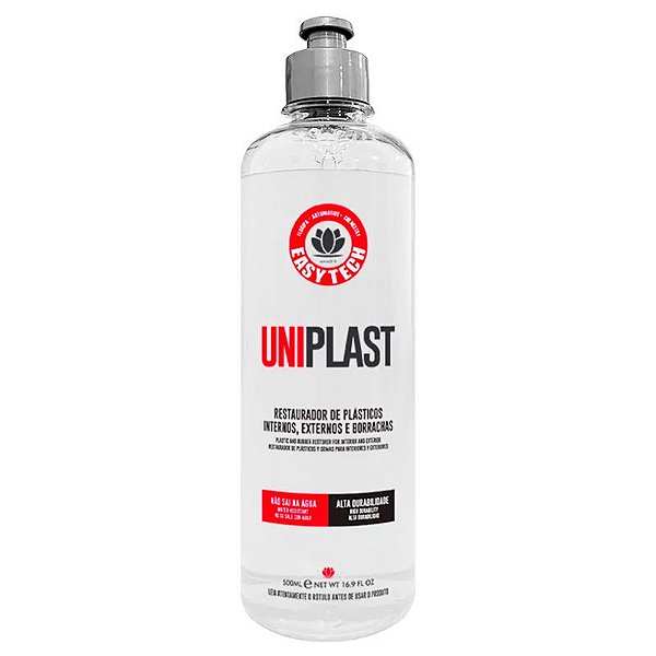 Easytech Uniplast Restaurador De Plastico E Borracha 500ml
