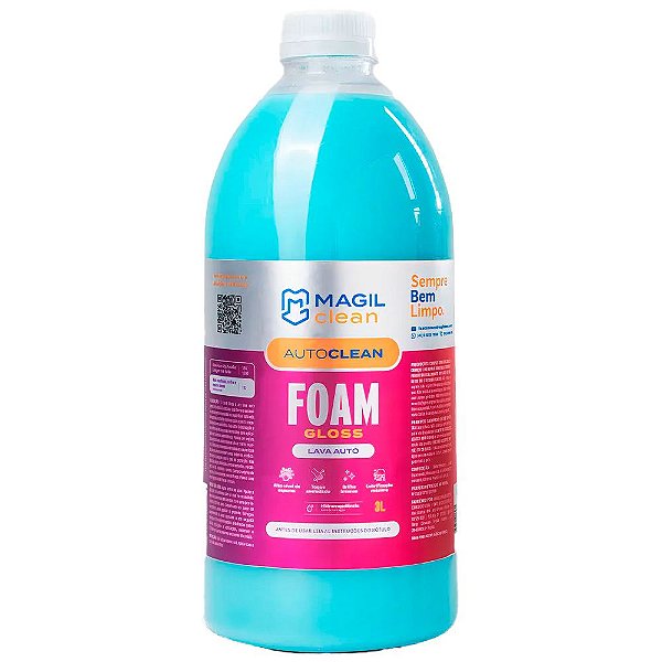 Magil Clean Foam Gloss Lava Auto 3 Litros