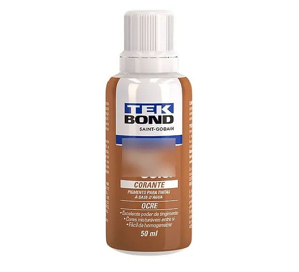 Tekbond Corante Liquido 50ml Ocre