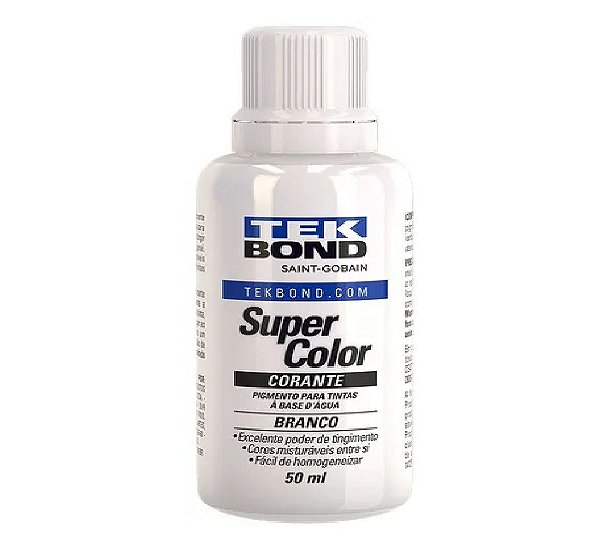 Tekbond Corante Liquido 50ml Branco