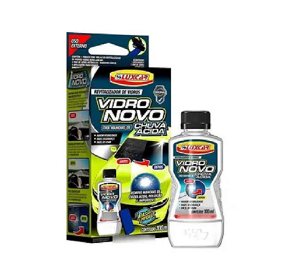 Revitalizador De Vidros Vidro Luxcar Kit 2 Unidades