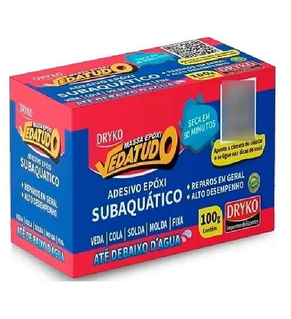 Dryko Massa Epoxi Vedatudo 100g