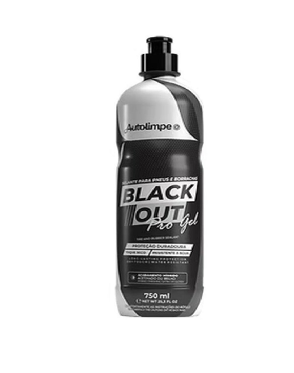 Autolimpe Blackout Pro Gel - Selante De Borrachas - 750ml