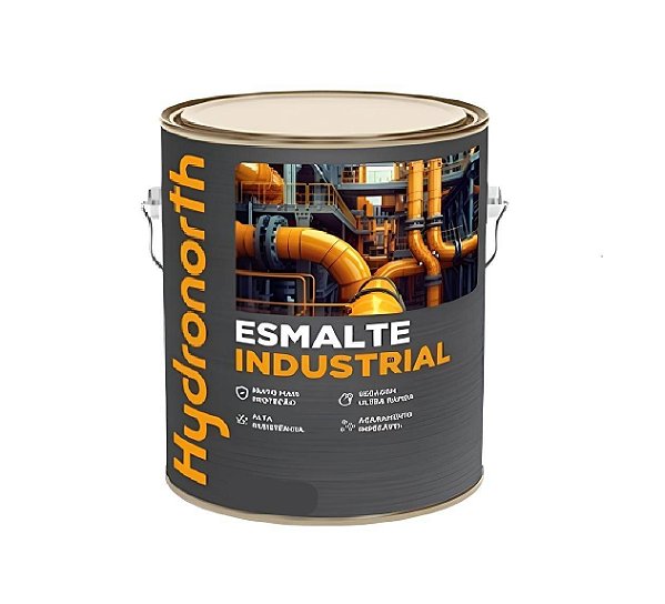 Hydronorth Esm. Galv. Dupla Funcao Semi Brilho Cinza Grafite Lata 900 Ml