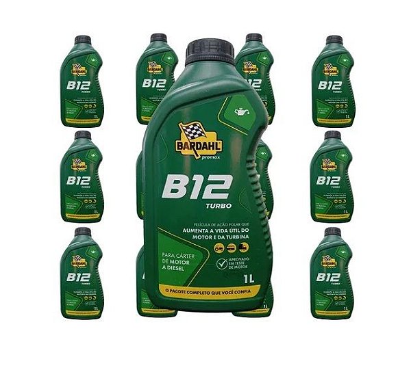 Bardahl B12 Turbo Kit 12 Aditivos Para Motor Diesel 1 Litro