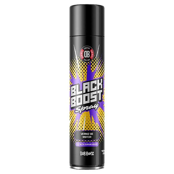 Dub Boyz Verniz Para Motor 400ml Black Boost Spray