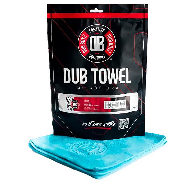 Dub Boyz Toalha Microfibra 350 Gsm 40x40cm Azul