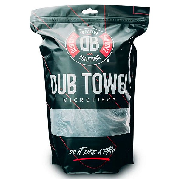Dub Boyz Toalha De Microfibra 400gsm 60x120cm Cinza
