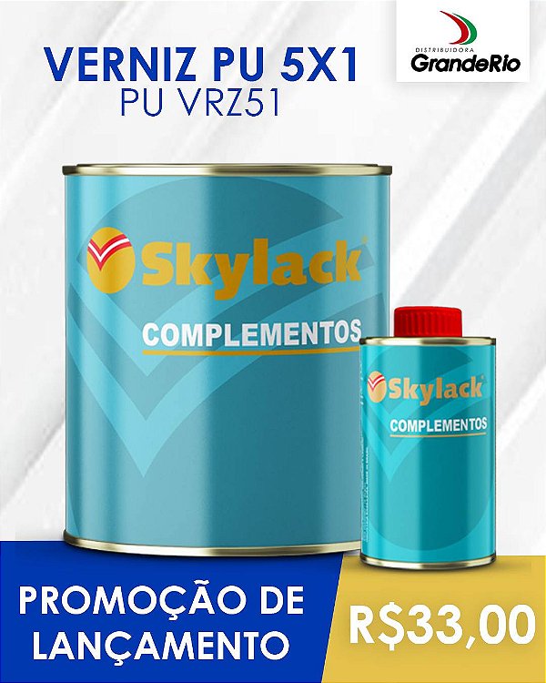 Skylack Verniz Pu 5x1 Vrz51 + Catalisador