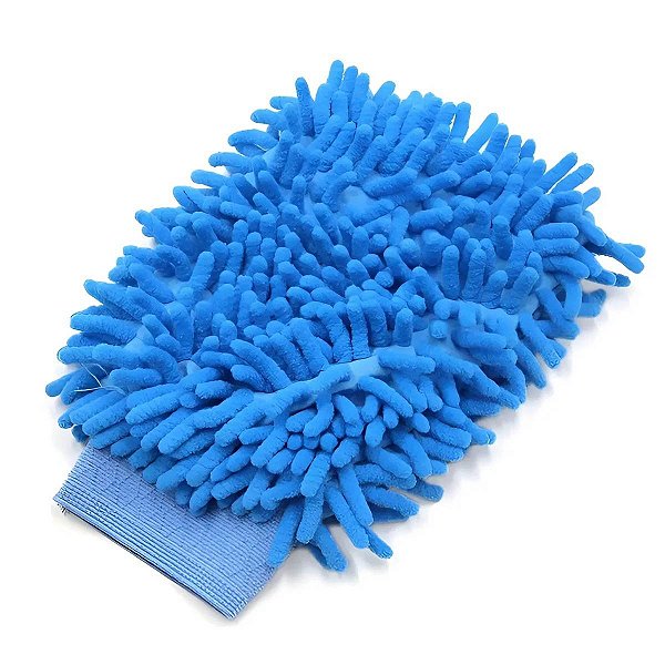 Js Luva 90 Gsm  Dupla Face Com Tentaculos Azul