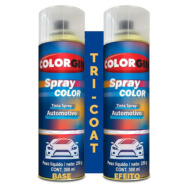 Tinta Spray Tricoat B. Pol. Branco Topazio Perol (base + efeito) 600ml 16 HONDA N