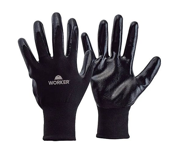 Worker Luva Nitrilica Wk21 Poliester Tam 10 Gg